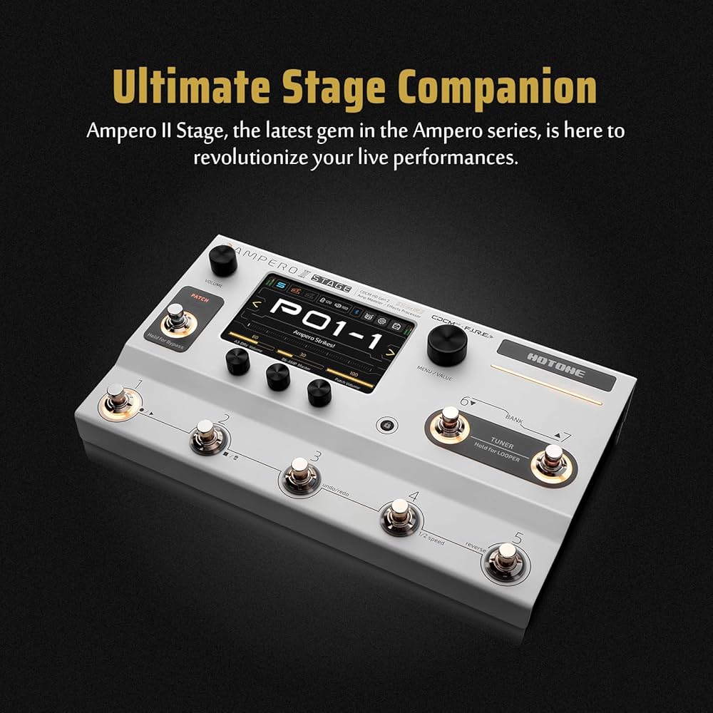 HOTONE Multi-Effects Pedal Dual Effect Chains with FX Loop